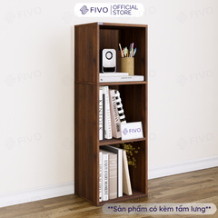 Kệ Sách Gỗ Tổ Ong FB01 FIVO Có Tấm Lưng Dày Dặn, Đa Tầng, Dễ Lắp Ráp, Đa Dạng Cách Sắp Xếp