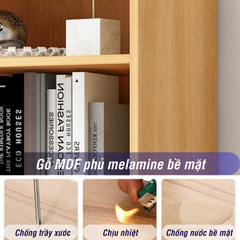 Tủ Đầu Giường Gỗ FT18 FIVO, Tay Cầm Vát Thẩm Mỹ, Dễ Dàng Lắp Ráp