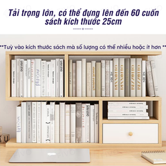 Kệ Sách Gỗ Để Bàn FB20 FIVO Dày Dặn, Bền Chắc, Nhỏ Gọn, Decor Linh Hoạt, Dễ Dàng Lắp Ráp