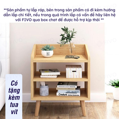 Tủ Đầu Giường Gỗ FT20 FIVO, Nhỏ Gọn, Phong Cách Châu Âu