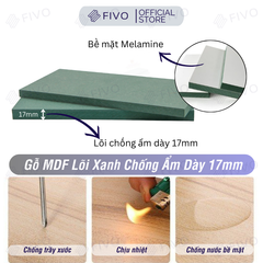 Tủ Gỗ Đựng Giày Cửa Lật Thông Minh FS55 FIVO, 3 Tầng Đa Năng, Tiết Kiệm Diện Tích