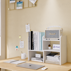 Kệ Sách Gỗ Để Bàn FB23 FIVO Điều Chỉnh Linh Hoạt, Lắp Ghép Tiện Lợi, Decor Đẹp Cho Góc Làm Việc Và Học Tập