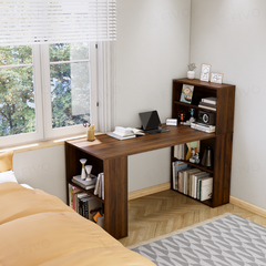 Bộ Bàn Ghế Làm Việc Kết Hợp Kệ Sách FD03 FIVO Tích Hợp Xoay Chiều 2in1, Ngăn Kệ Rộng Rãi, Dễ Dàng Lắp Ráp