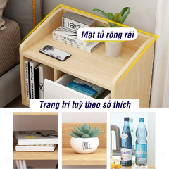 Tủ Đầu Giường Gỗ FT30 FIVO, Có Hộc Lưu Trữ, Mặt Tủ Rộng Tiện Dụng, Phong Cách Châu Âu