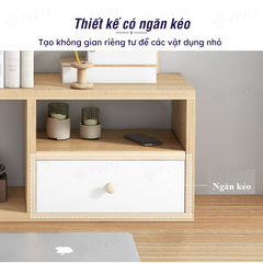 Kệ Sách Gỗ Để Bàn FB20 FIVO Dày Dặn, Bền Chắc, Nhỏ Gọn, Decor Linh Hoạt, Dễ Dàng Lắp Ráp