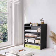 Kệ Sách Gỗ Để Bàn FB27 FIVO Tối Ưu Chiều Dọc, Tích Hợp Ngăn Kéo Kín, Đa Dạng Màu Sắc, Dễ Dàng Lắp Ráp