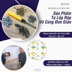 Kệ Sách Gỗ Để Bàn FB23 FIVO Điều Chỉnh Linh Hoạt, Lắp Ghép Tiện Lợi, Decor Đẹp Cho Góc Làm Việc Và Học Tập