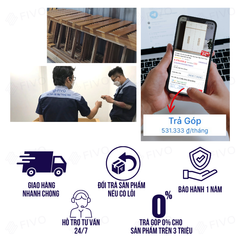 Kệ Sách Gỗ Treo Tường Chữ J FB42 FIVO, Lắp Đặt Dễ Dàng, Chống Ẩm, Chịu Lực Tốt