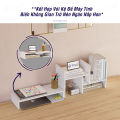 Kệ Sách Để Bàn FB24 FIVO, 1 Bộ Khung, 8 Kiểu Lắp Ráp, Đa Dạng Màu Sắc