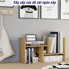 Kệ Sách Để Bàn FB24 FIVO, 1 Bộ Khung, 8 Kiểu Lắp Ráp, Đa Dạng Màu Sắc