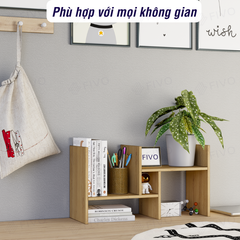 Kệ Sách Để Bàn FB24 FIVO, 1 Bộ Khung, 8 Kiểu Lắp Ráp, Đa Dạng Màu Sắc