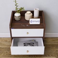 Tủ Đầu Giường Gỗ FT20 FIVO, Nhỏ Gọn, Phong Cách Châu Âu