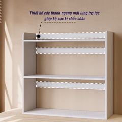Kệ Sách Gỗ Để Bàn FB22 FIVO Màu Gỗ, Trắng, Hồng, Vàng, Walnut Tối Ưu Không Gian Bàn Học