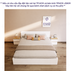 Giường Ngủ Gỗ FN01 FIVO, Đa Dạng Kích Thước & Màu Sắc, Freeship + Free lắp đặt