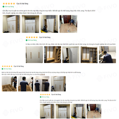 Tủ Quần Áo Gỗ Nhỏ Gọn FC06 FIVO, Tủ MDF Chống Ẩm Chia Ngăn Tiện Lợi, Phù Hợp Không Gian Nhỏ, Freeship TPHCM