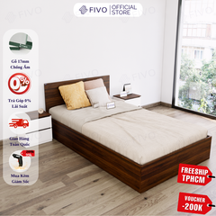 Giường Ngủ Gỗ FN01 FIVO, Đa Dạng Kích Thước & Màu Sắc, Freeship + Free lắp đặt