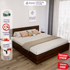 Giường Ngủ Gỗ FN01 FIVO, Đa Dạng Kích Thước & Màu Sắc, Freeship + Free lắp đặt