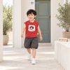  Đồ bộ bé trai BiBi Kids áo ba lỗ đỏ cà chua quần đùi xám bo gấu 6 tháng - 3 tuổi BB-C40T-C72 