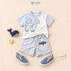 Đồ bộ bé trai BiBi Kids áo thun hình voi quần đùi xám hình chó 9 tháng - 3 tuổi BB-C30V-C28X