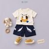  Đồ bộ bé trai BiBi Kids áo thun chó Banana quần đùi xanh túi sọc 9 tháng - 3 tuổi BB-C61-C28D 