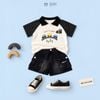 Đồ bộ bé trai BiBi Kids áo polo hình xe quần đùi đen túi hộp 1 - 6 tuổi BB-C1X-C20D