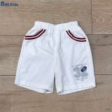  Đồ bộ bé trai BiBi Kids ba lỗ trắng số 32 viền đỏ 1 - 6 tuổi C16 