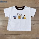  Đồ bộ bé trai BiBi Kids áo thun họa tiết thú Skipping quần đùi jean 1 - 6 tuổi C14 