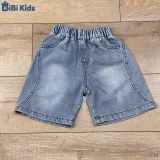  Đồ bộ bé trai BiBi Kids áo thun họa tiết thú Skipping quần đùi jean 1 - 6 tuổi C14 