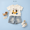  Đồ bộ bé trai BiBi Kids áo thun chó Banana quần đùi jean xanh 6 tháng - 5 tuổi BB-C61-C55 