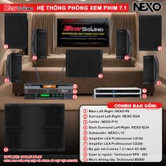 Cấu hình Hệ thống âm thanh NEXO Xem Phim 7.1 [01]