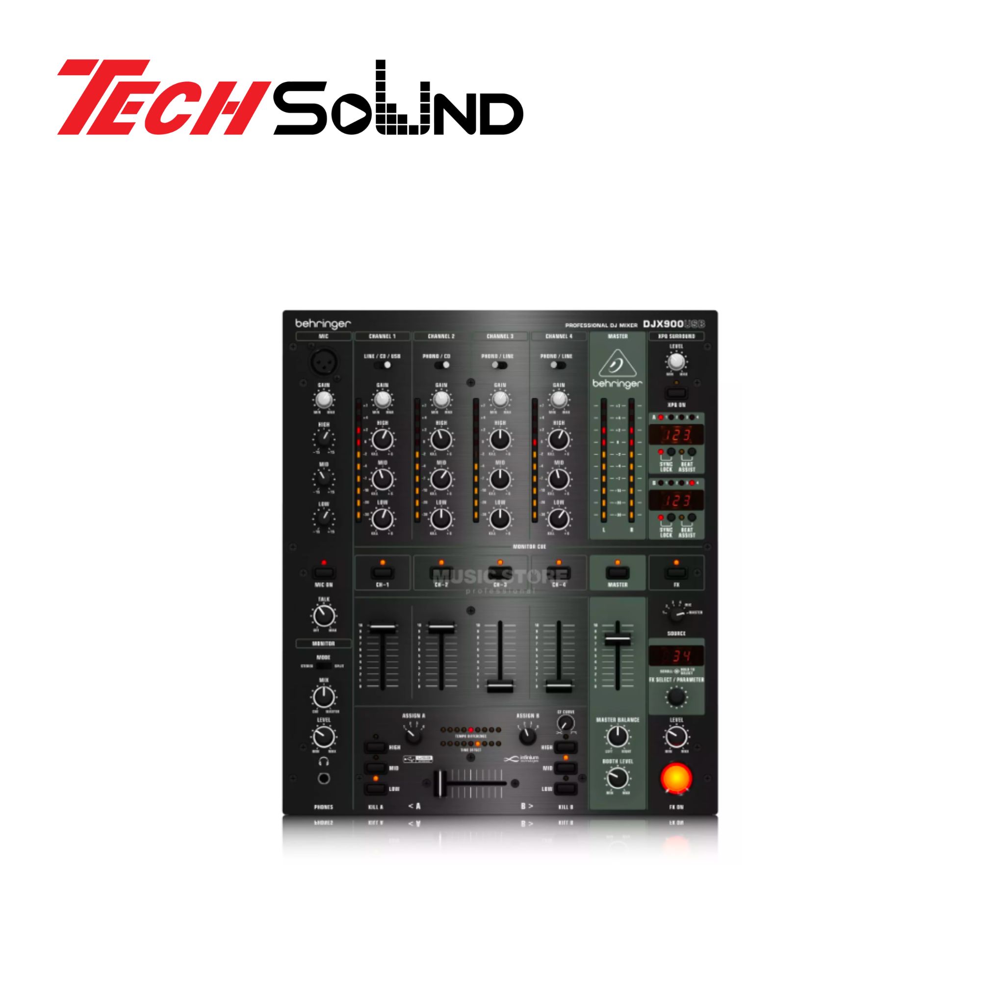 Bàn trộn âm thanh Pioneer DJX900USB