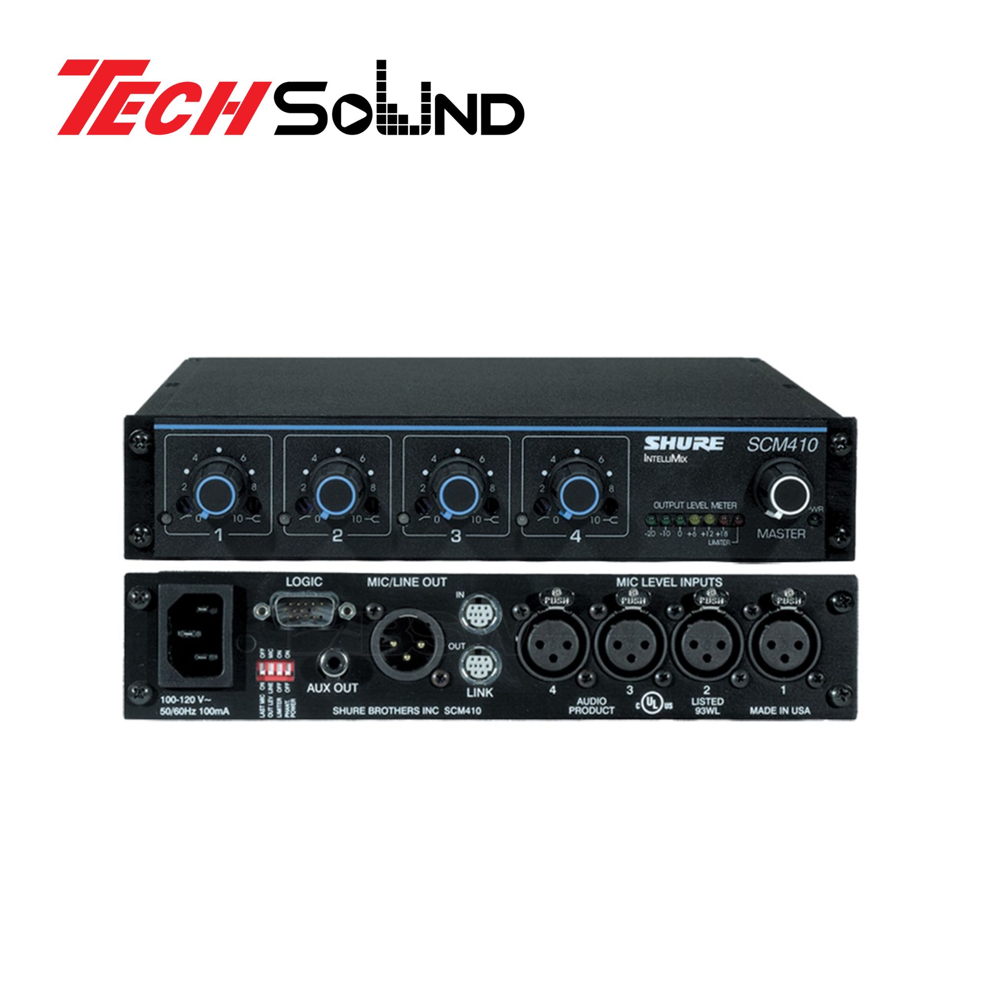 Bàn trộn microphone Shure SCM410