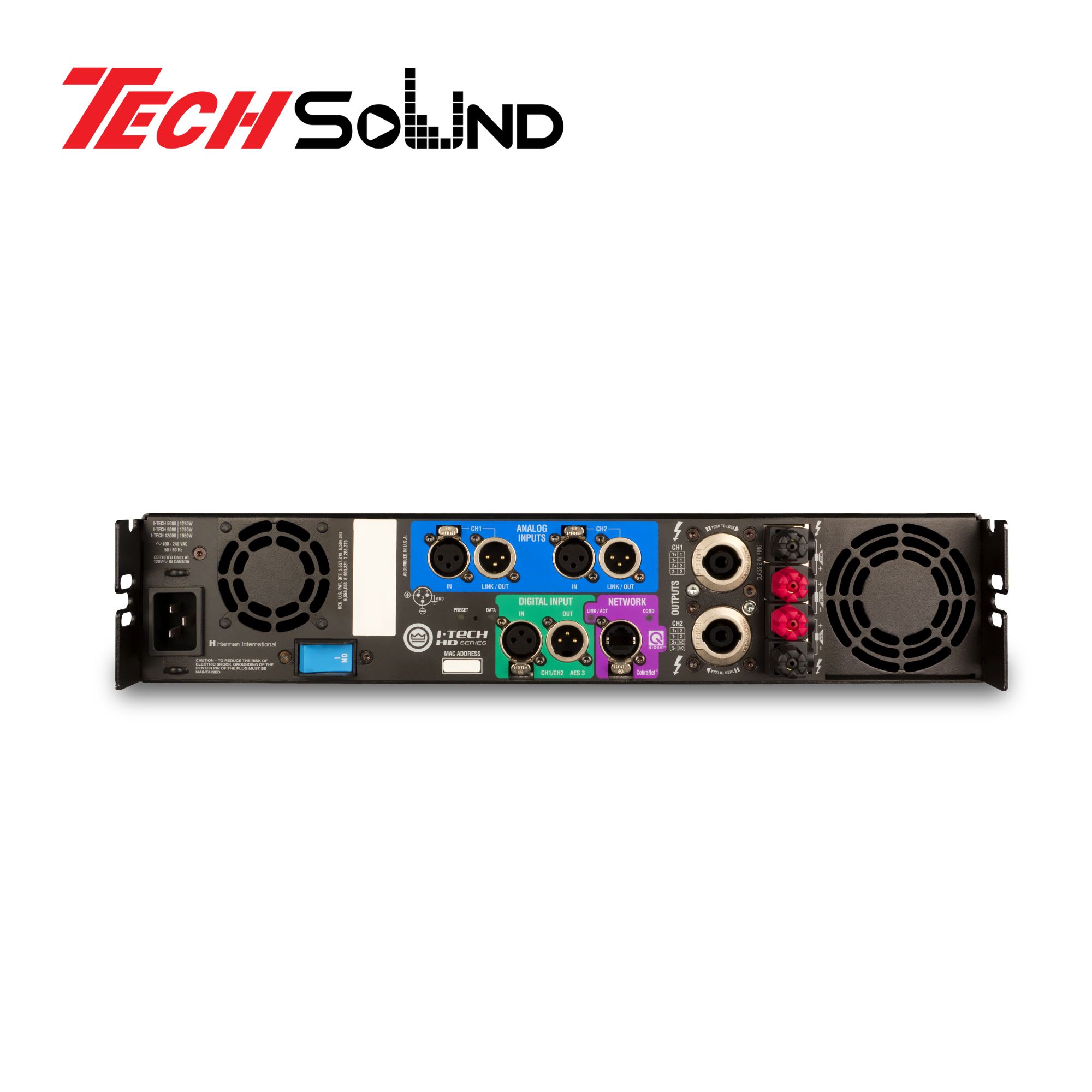 Cục đẩy công suất 2 kênh Crown I-Tech 5000HD