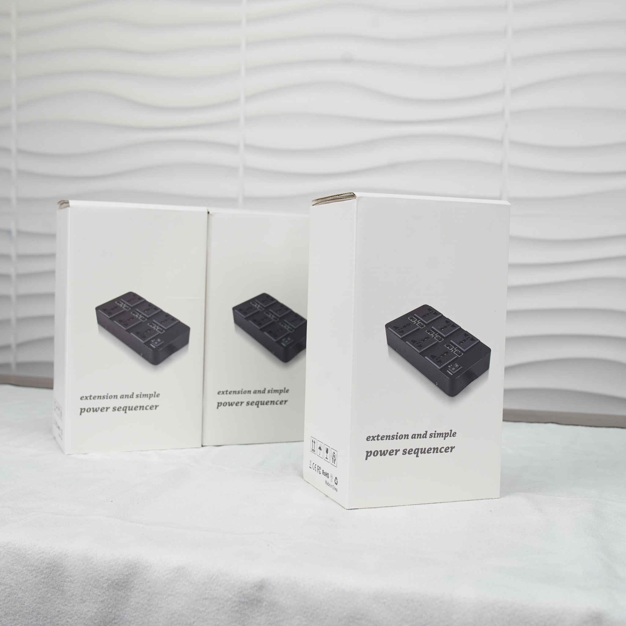 Ổ cắm điện bật tắt tự động tuần tự Techsound AC600