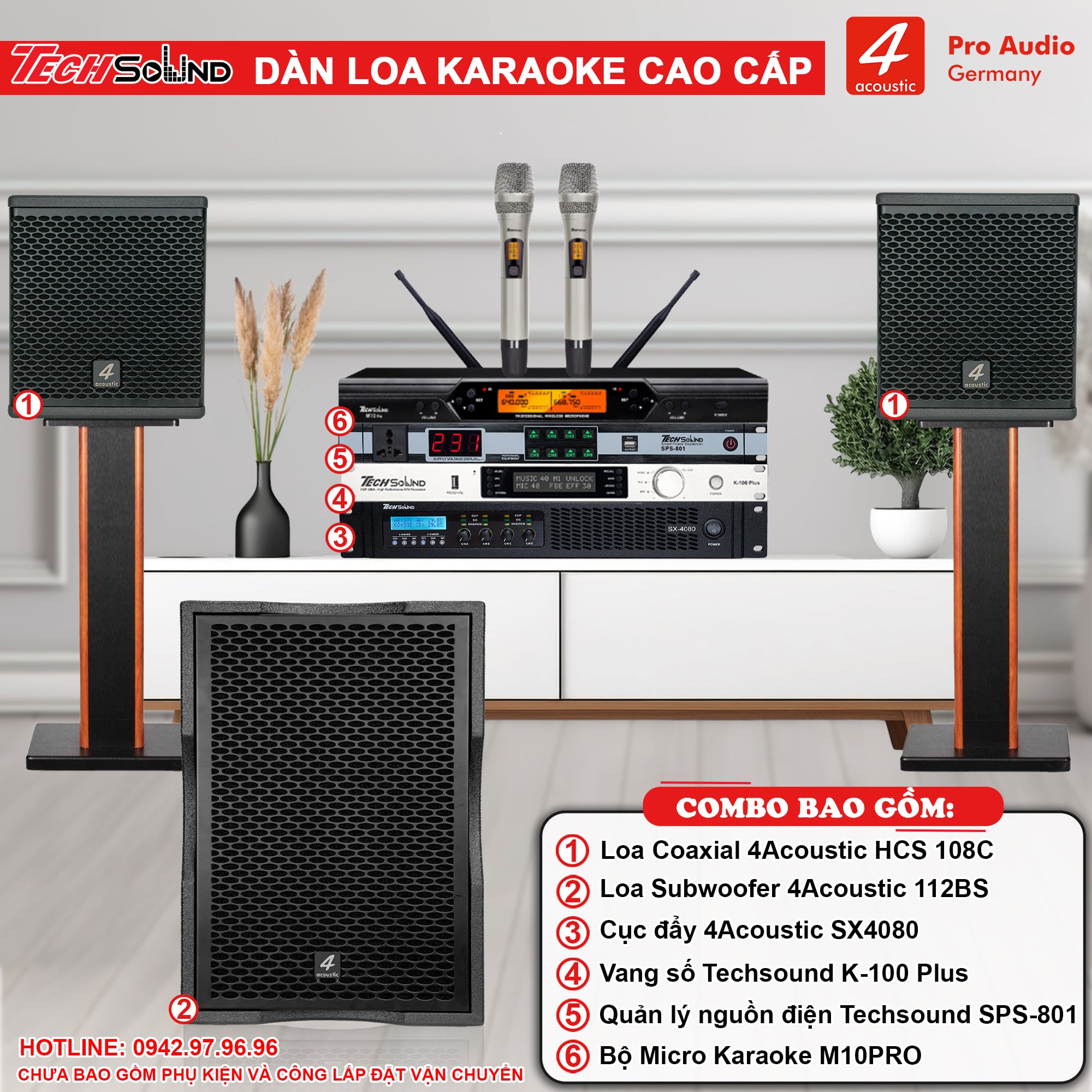 Dàn Loa Karaoke 4Acoustic HCS-108C [02]