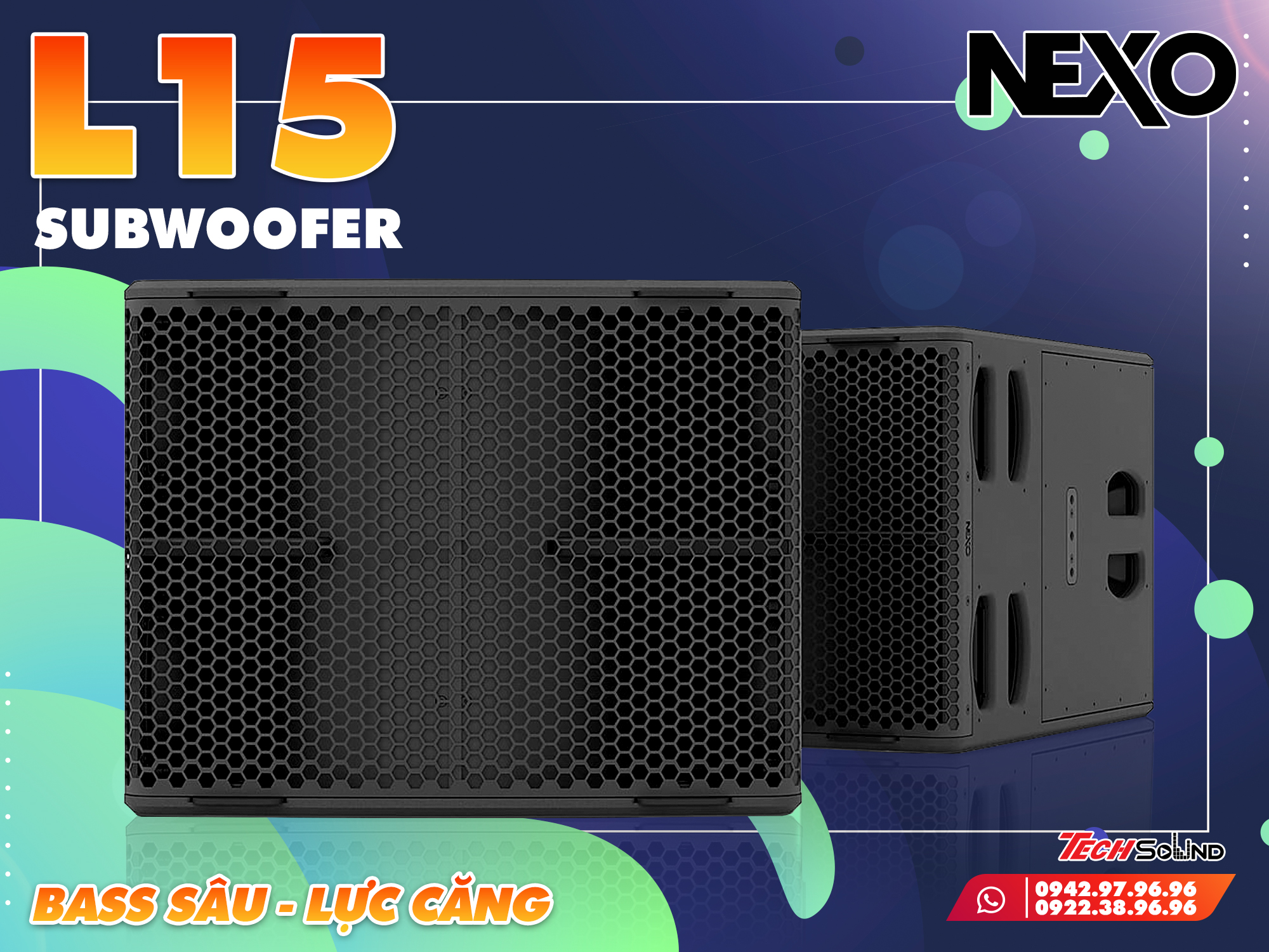 Loa Subwoofer Nexo L15 France Chính Hãng