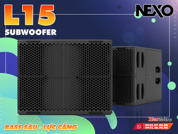 Loa Subwoofer Nexo L15 France Chính Hãng