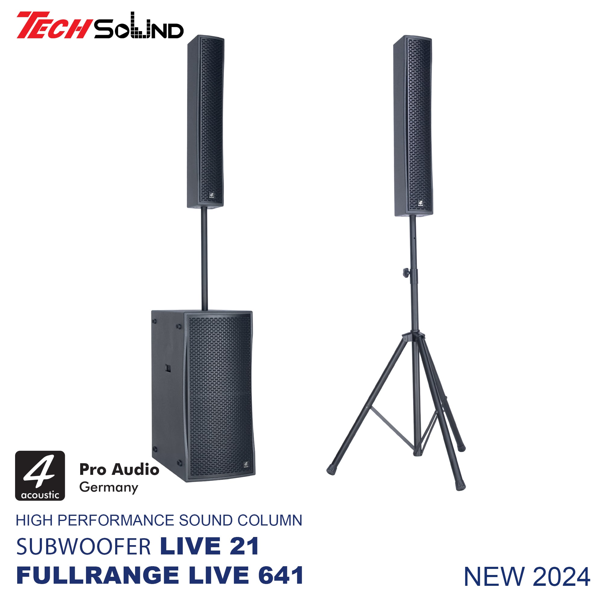SET Loa Column 4Acoustic 21Live641 & 212BA