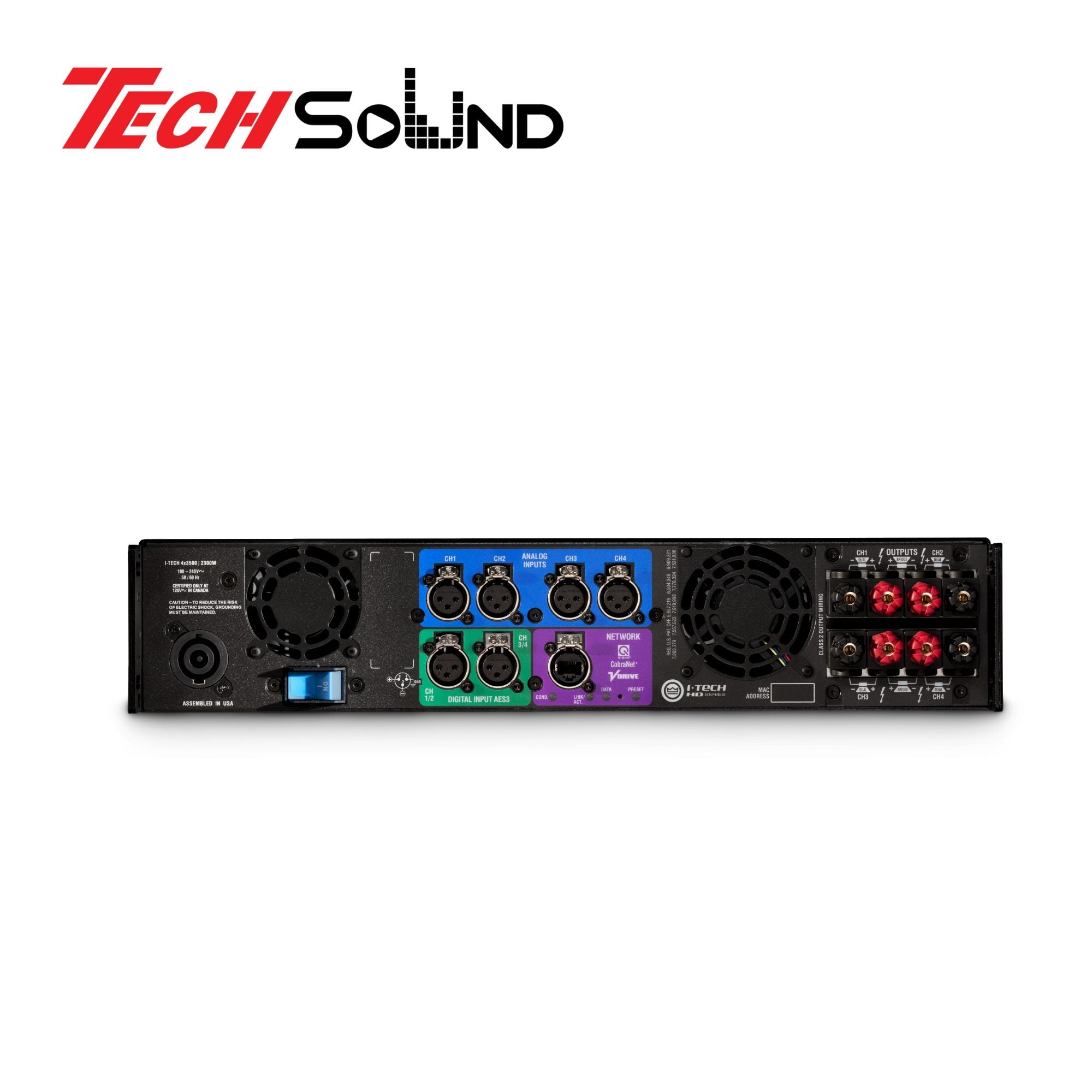 Cục đẩy công suất 4 kênh Crown I-Tech 4x3500HD