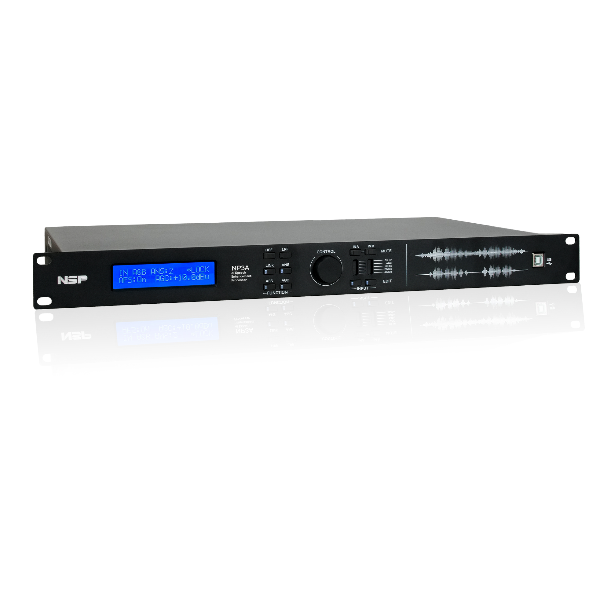 Xử lý tín hiệu số Preamp cho Micro NSP NP3A (Công nghệ Ai)