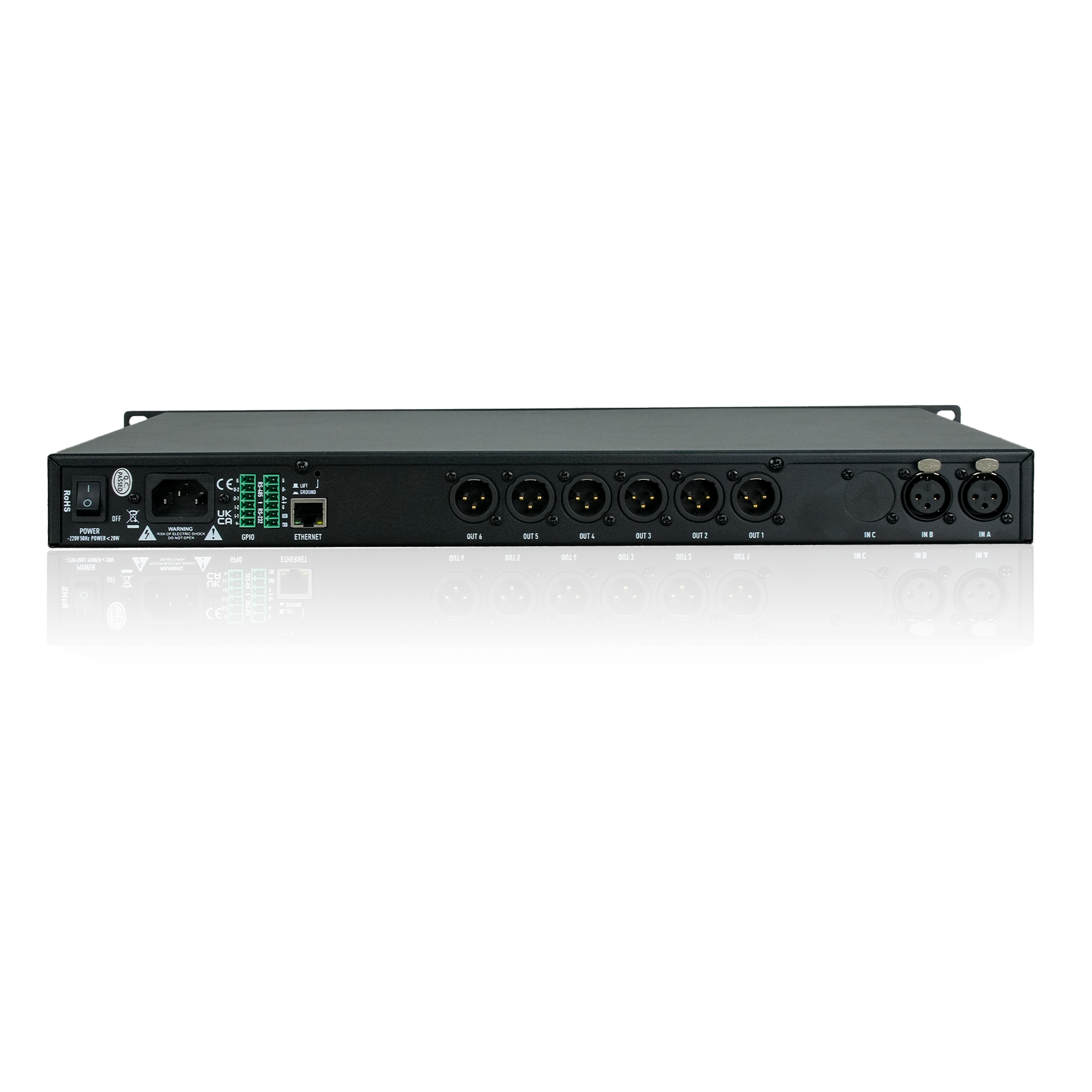 Xử lý tín hiệu số NSP Audio NSP260 (2 vào 6 ra)
