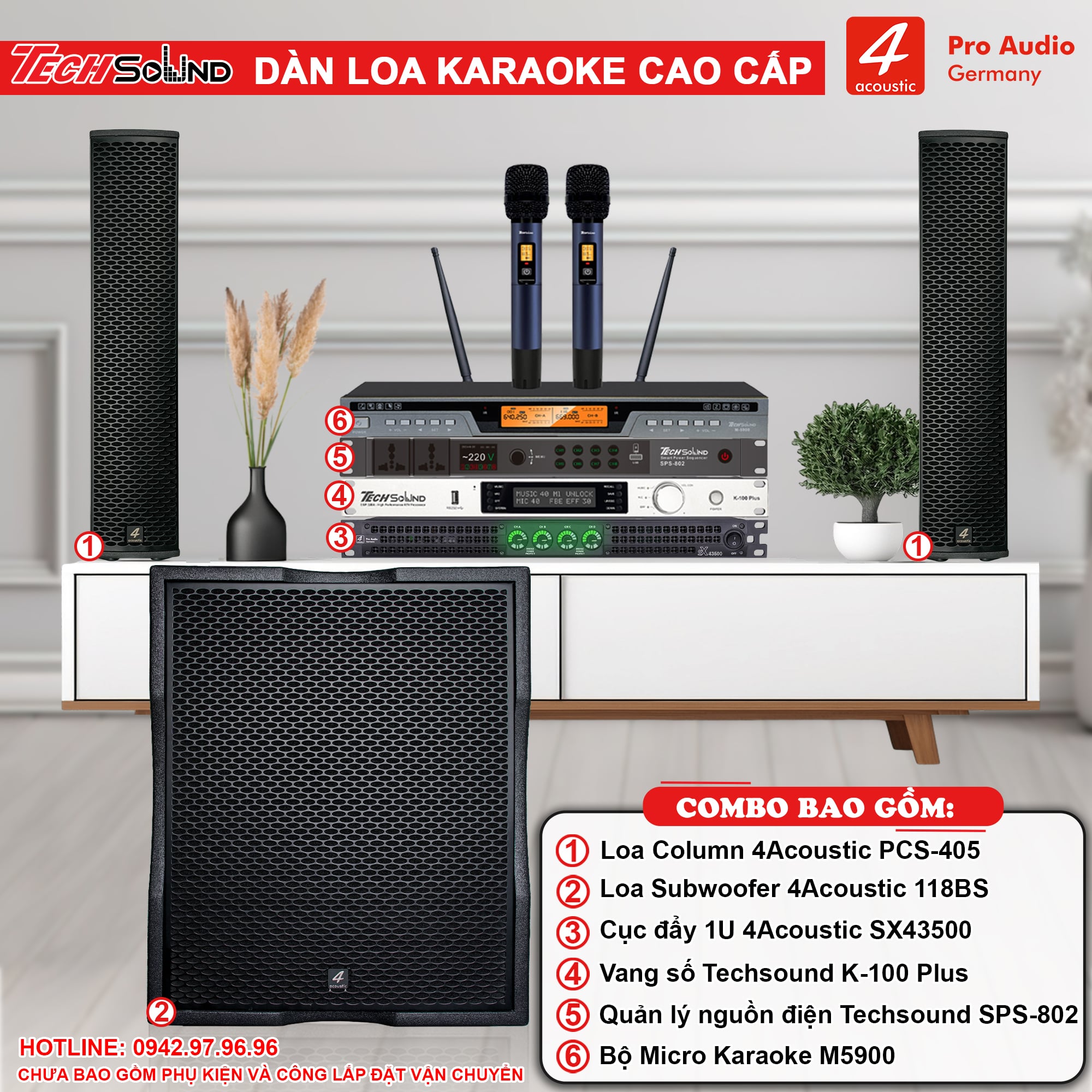 Dàn Loa Column 4Acoustic PCS-405 [01]