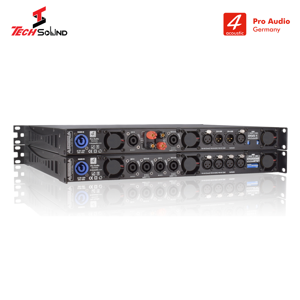 Công suất 1U 4Acoustic SX44000 (4 Kênh 1100W)