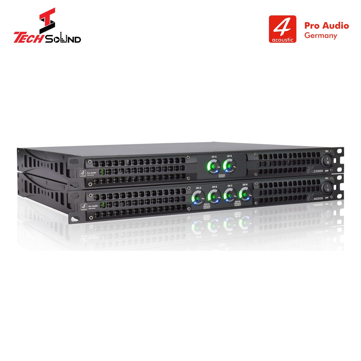 Công suất 1U 4Acoustic SX44000 (4 Kênh 1100W)