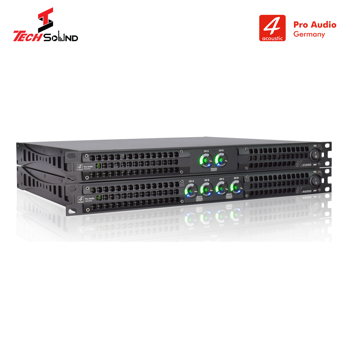 Cục Đẩy 1U 4Acoustic SX25000 (2 Kênh)