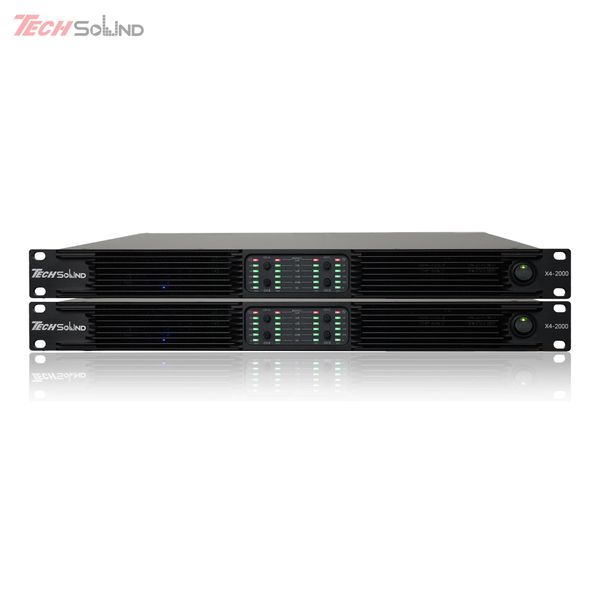 Cục đẩy 4 kênh 1U ClassD Techsound X4-2000