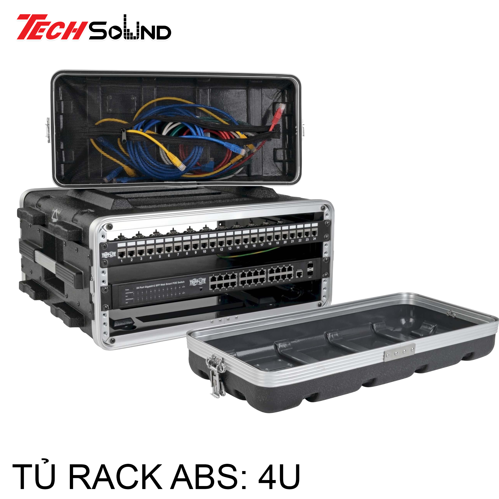 Tủ nhựa đựng thiết bị âm thanh ABS 4U