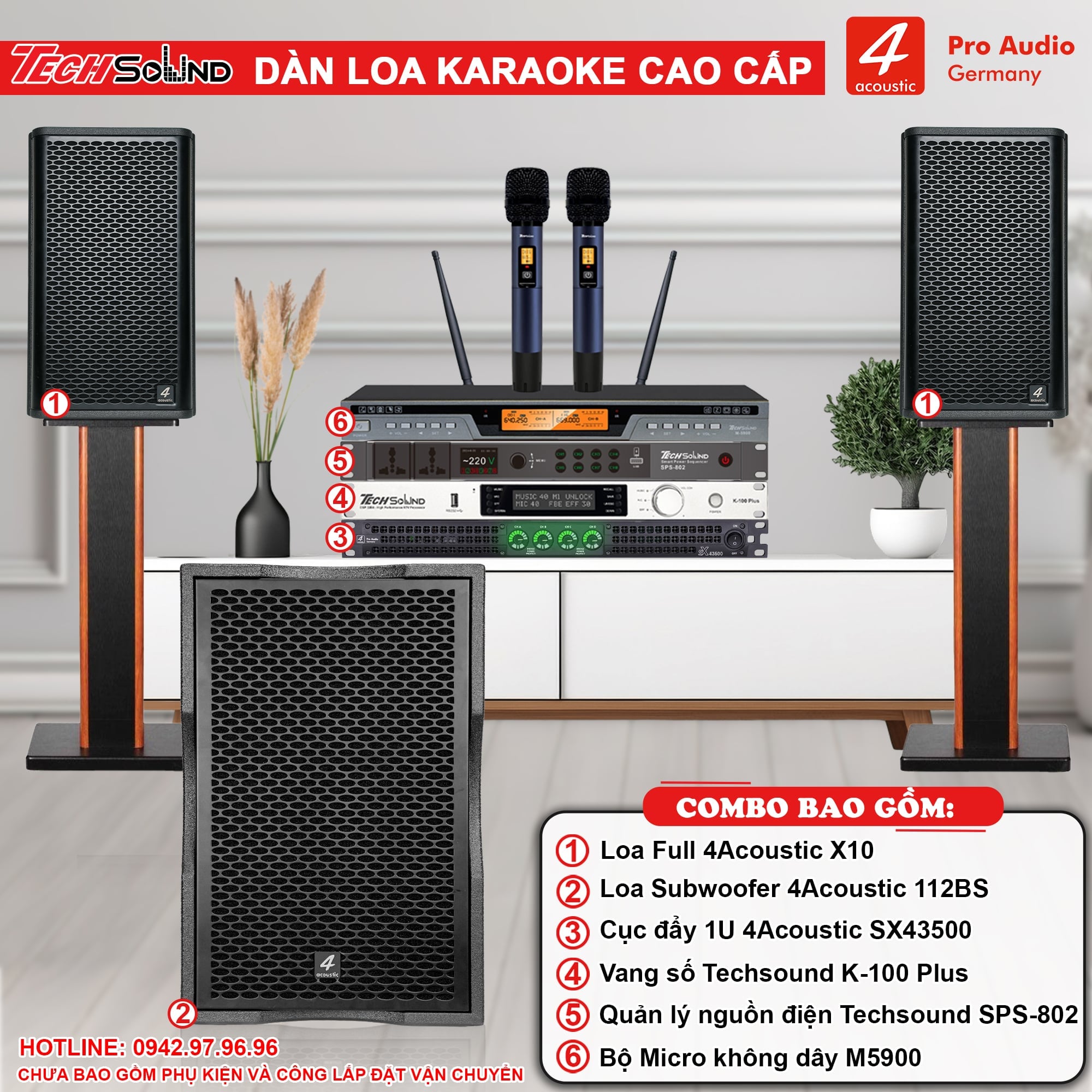 Dàn Loa Karaoke 4Acoustic X10 [02]