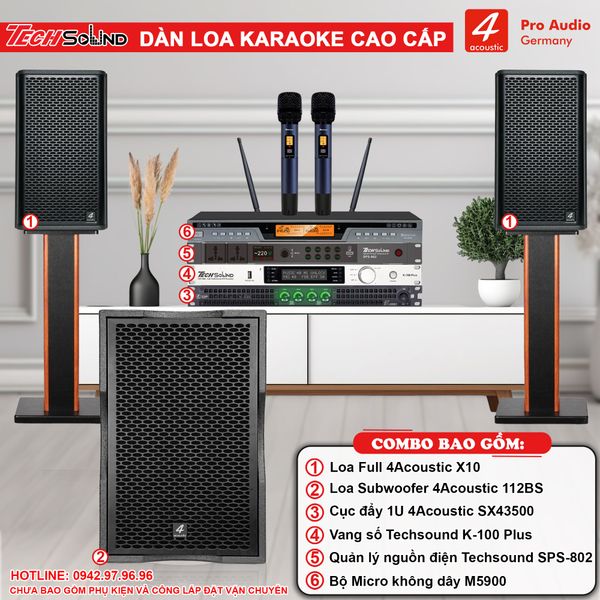 Dàn Loa Karaoke 4Acoustic X10 [02]