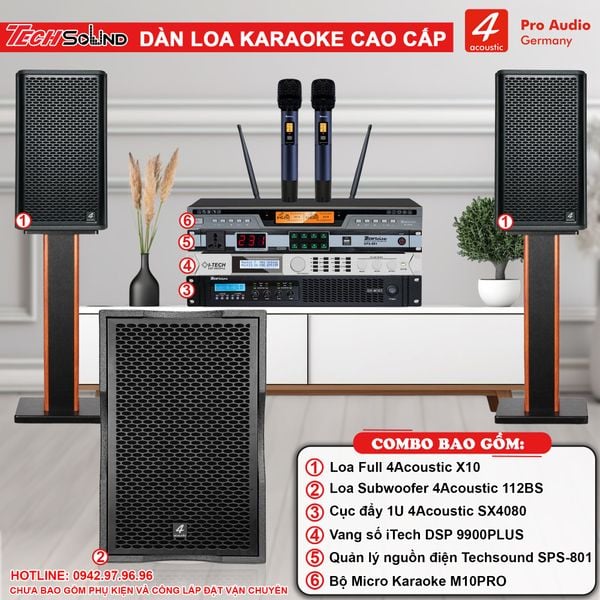 Dàn Loa Karaoke 4Acoustic X10 [05]